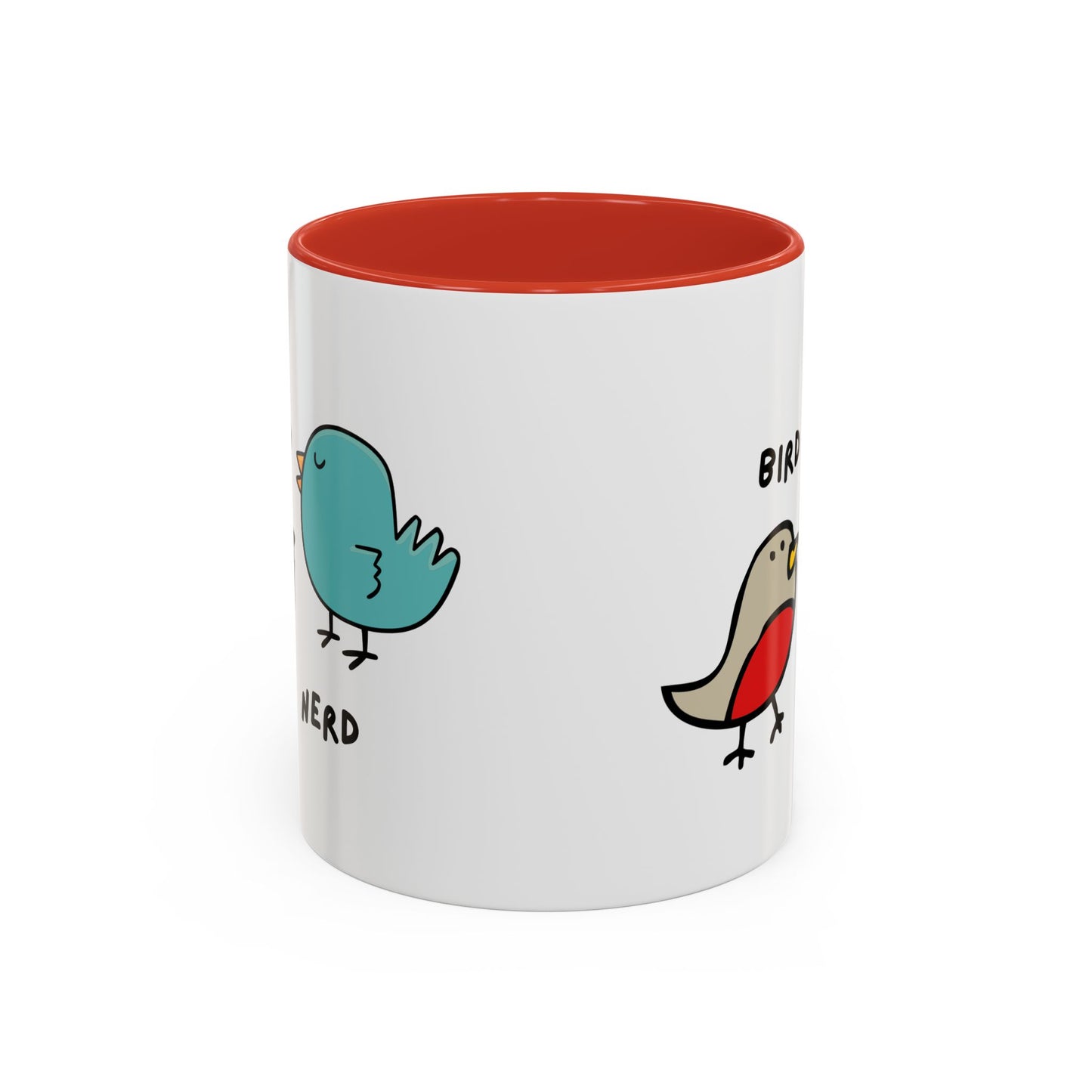 Cute Bird Nerd Coffee Mug, Perfect Gift for Bird Lovers and Nature Enthusiasts, Fun Bird-Themed Drinkware, Quirky and Whimsical Birding