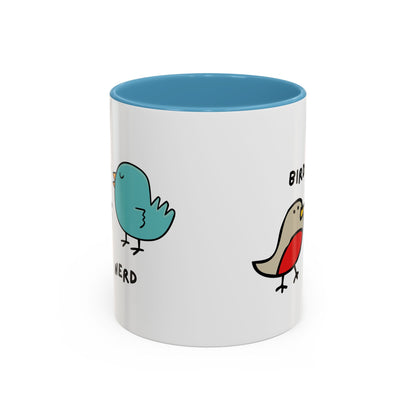 Cute Bird Nerd Coffee Mug, Perfect Gift for Bird Lovers and Nature Enthusiasts, Fun Bird-Themed Drinkware, Quirky and Whimsical Birding