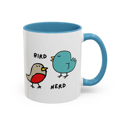 Cute Bird Nerd Coffee Mug, Perfect Gift for Bird Lovers and Nature Enthusiasts, Fun Bird-Themed Drinkware, Quirky and Whimsical Birding