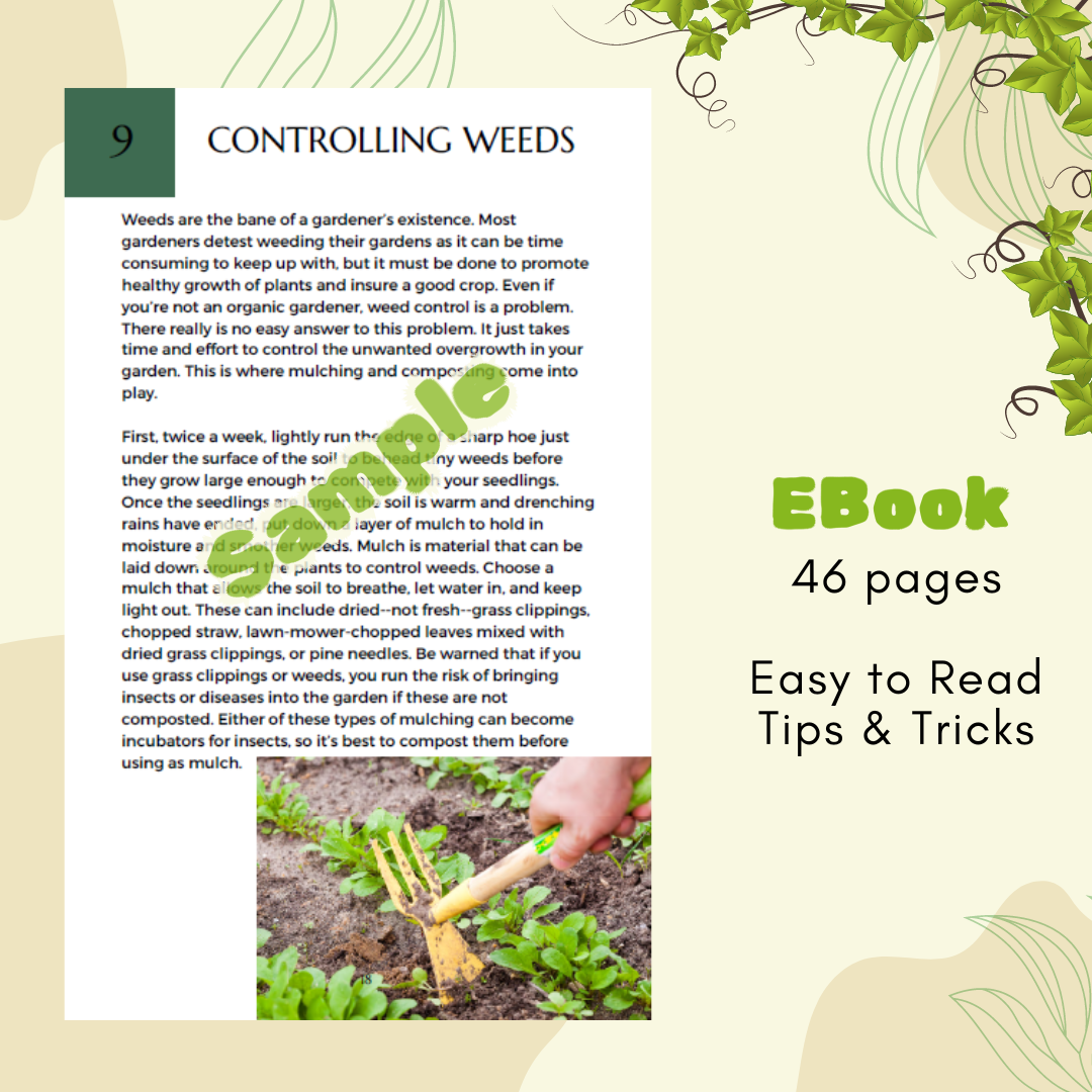 Organic Gardening For Beginners 45 page EBook