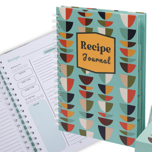 Blank Recipe Book to Write in Your Own Recipes with Tabs, 7 x 10" Spiral Blank Cookbook Recipe Journal for Own Recipes