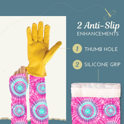 Pantala Moon Gardening Sleeves with Thumb Hole (Tie-Dye)