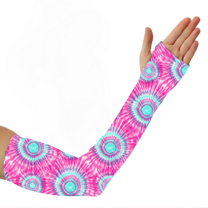 Pantala Moon Gardening Sleeves with Thumb Hole (Tie-Dye)